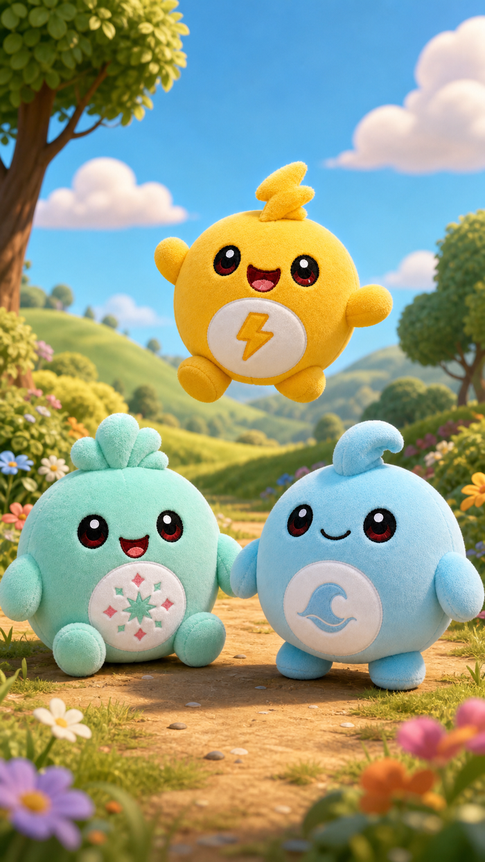 There's a whole world behind the Plushieblobs